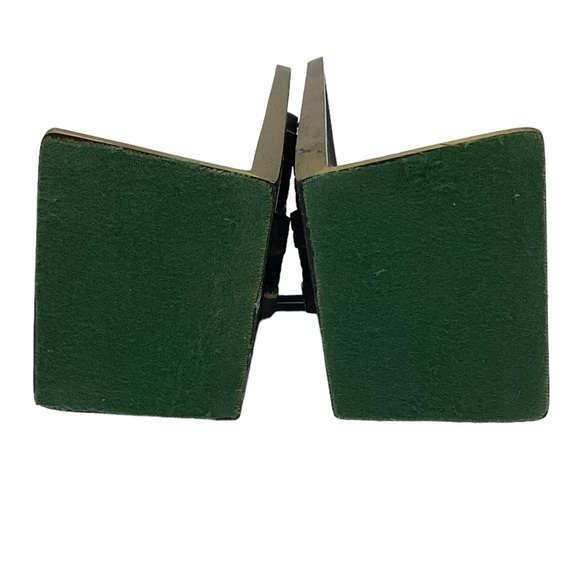 Vintage MCM Dayagi Brass Enamel Mosaic Bookends Made in Israel - Picture 5 of 8